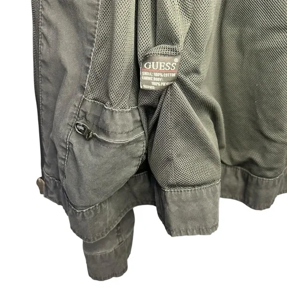 Guess Men’s Jacket with Detachable Hoodie Size XL - Picture 6 of 14